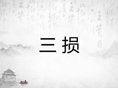三损