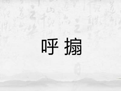 呼搧