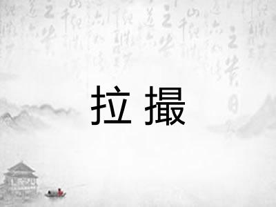 拉撮
