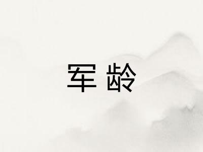 军龄 军龄
