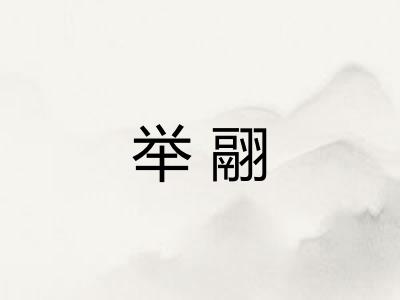 举翮 举翮
