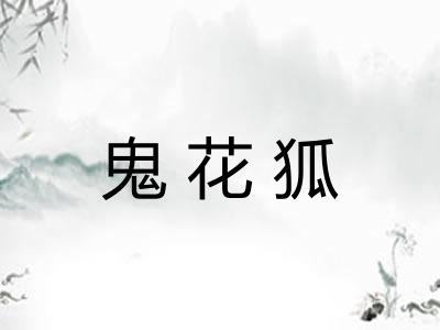 鬼花狐