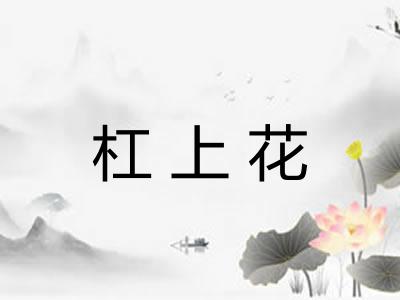 杠上花
