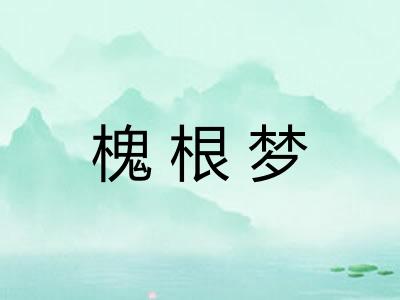 槐根梦