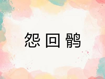 怨回鹘 怨回鹘