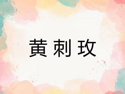 黄刺玫