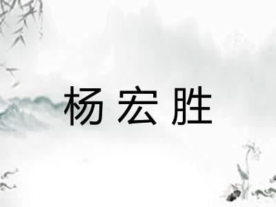 杨宏胜