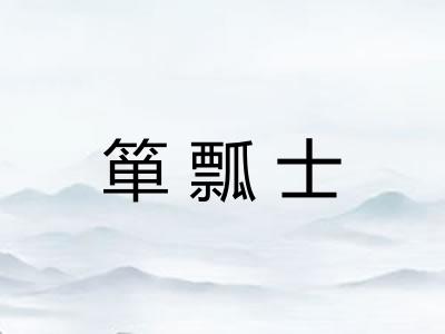 箪瓢士
