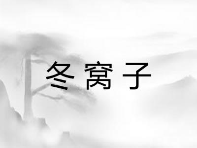 冬窝子