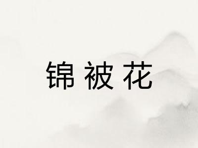 锦被花 锦被花