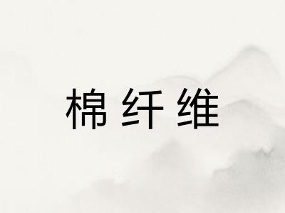 棉纤维
