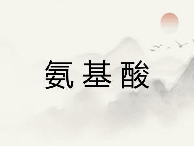 氨基酸