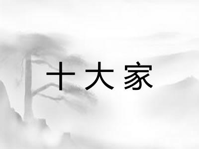 十大家