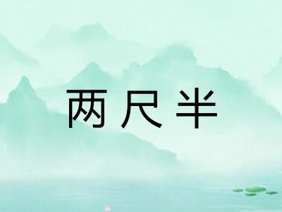 两尺半
