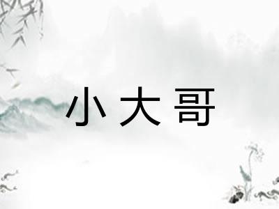 小大哥 小大哥