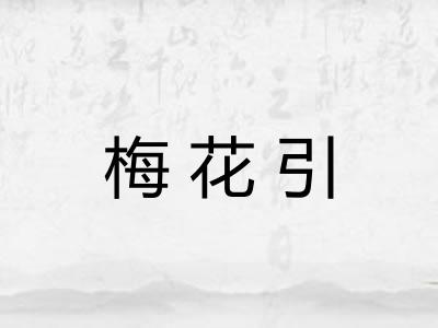 梅花引