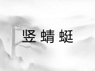 竖蜻蜓