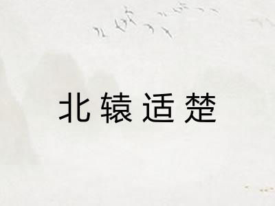 北辕适楚
