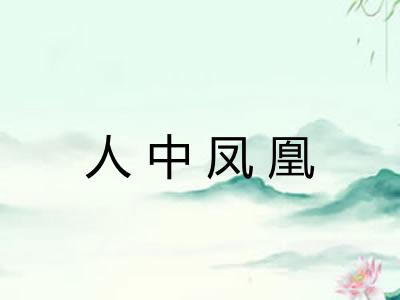 人中凤凰