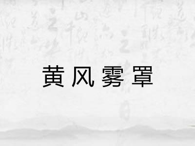 黄风雾罩