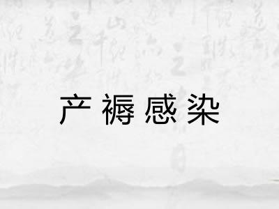 产褥感染 产褥感染