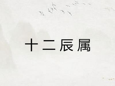 十二辰属