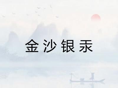 金沙银汞