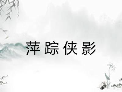 萍踪侠影
