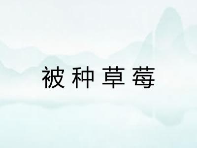 被种草莓
