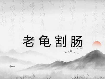 老龟割肠