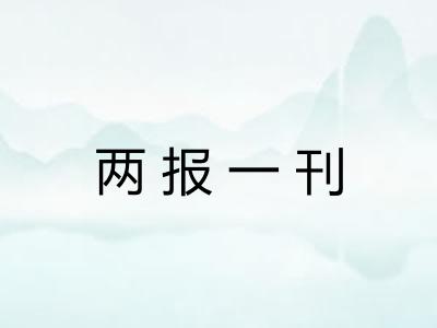 两报一刊