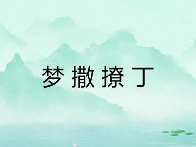 梦撒撩丁