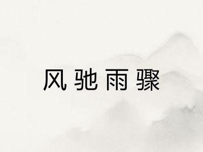 风驰雨骤