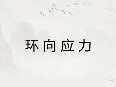 环向应力