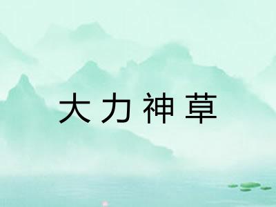 大力神草