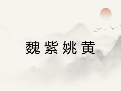 魏紫姚黄 魏紫姚黄