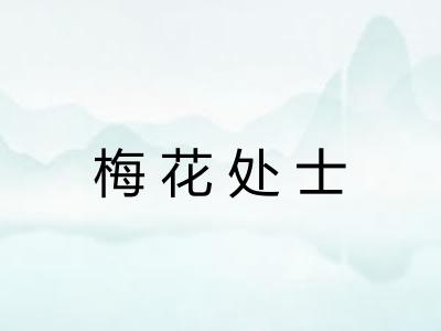 梅花处士 梅花处士