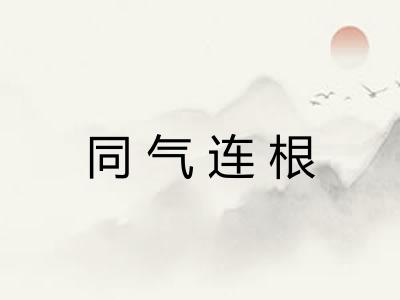 同气连根