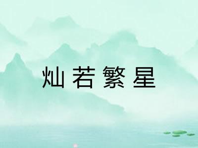 灿若繁星 灿若繁星