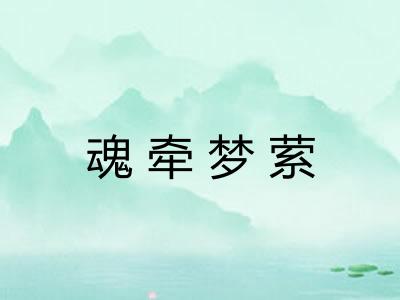 魂牵梦萦
